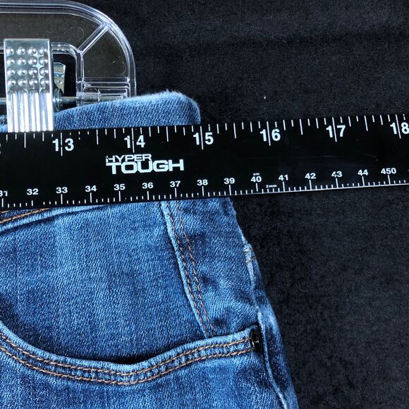 Chicos Womens Jeans Blue Denim Mid Rise So Slim Crop Stretch 0 (S) - Picture 8 of 13